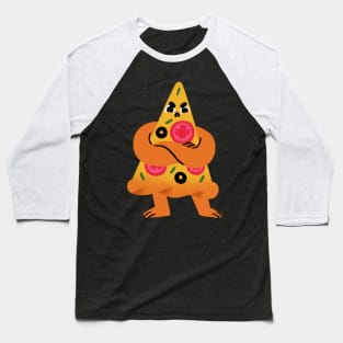 angry pizza Baseball T-Shirt